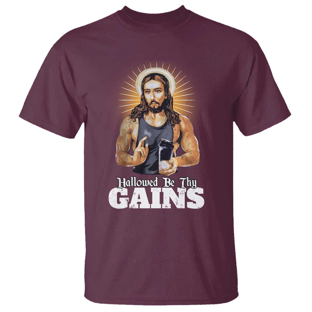 funny-jesus-gym-workout-hallowed-be-thy-gains-t-shirt-muscle-jesus-weightlifting