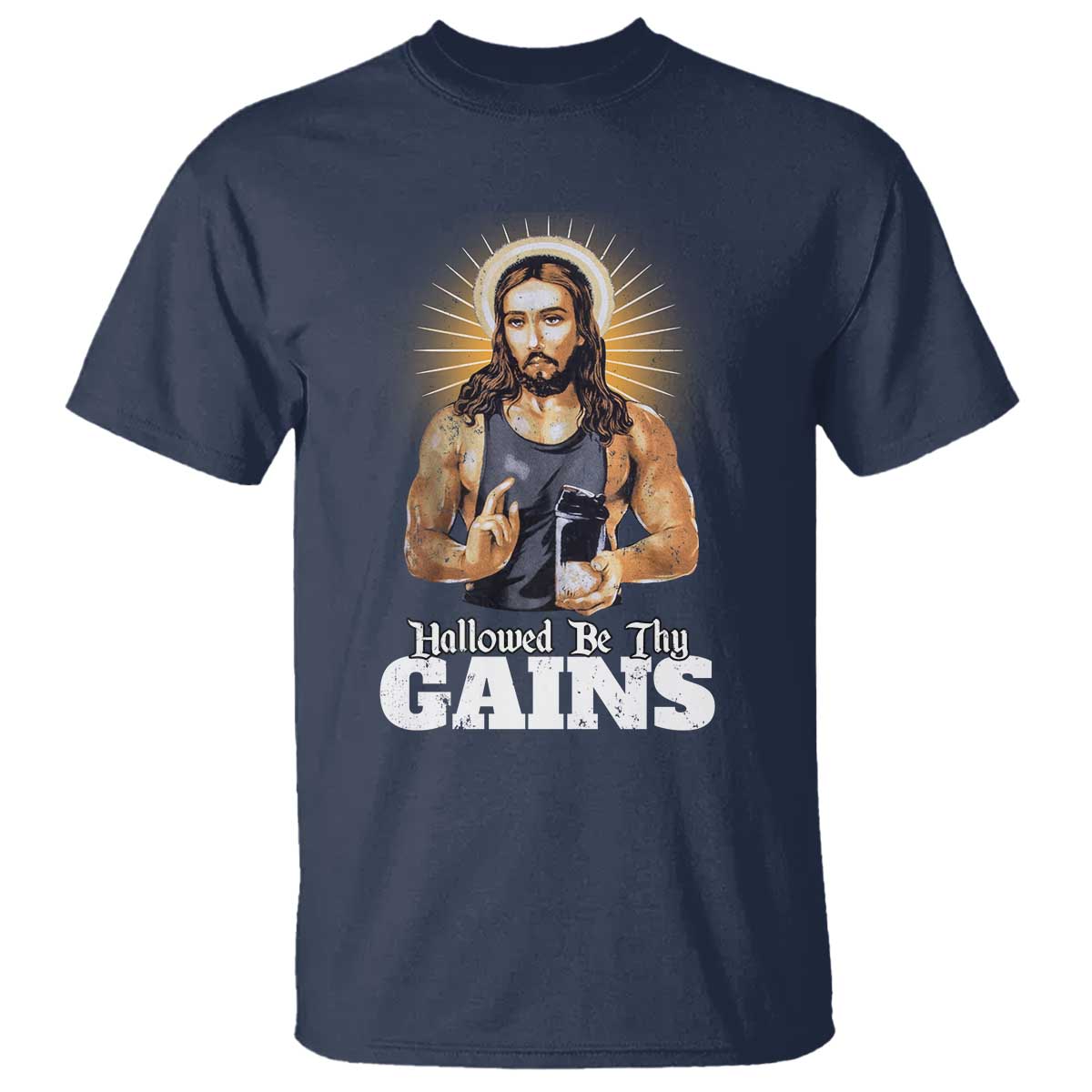 funny-jesus-gym-workout-hallowed-be-thy-gains-t-shirt-muscle-jesus-weightlifting