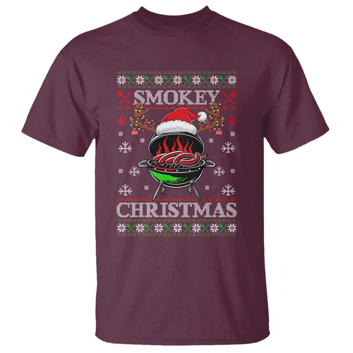funny-smokey-christmas-grilling-t-shirt-bbq-meat-fathers-day