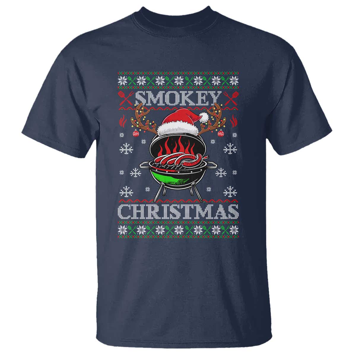 funny-smokey-christmas-grilling-t-shirt-bbq-meat-fathers-day