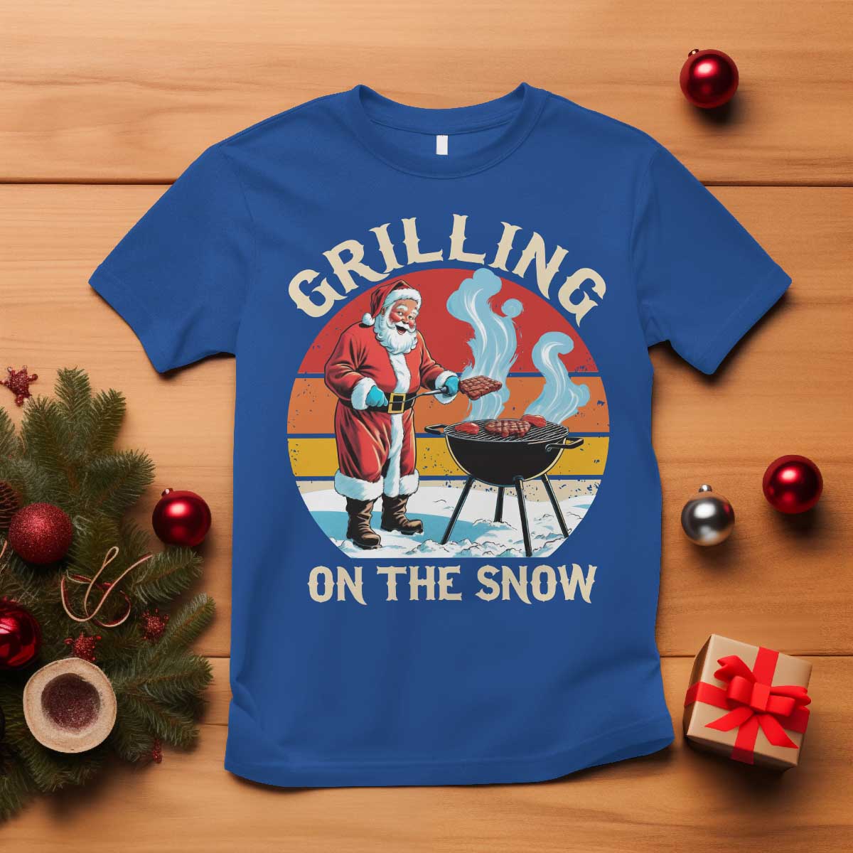 funny-christmas-grilling-santa-t-shirt-grilling-on-the-snow