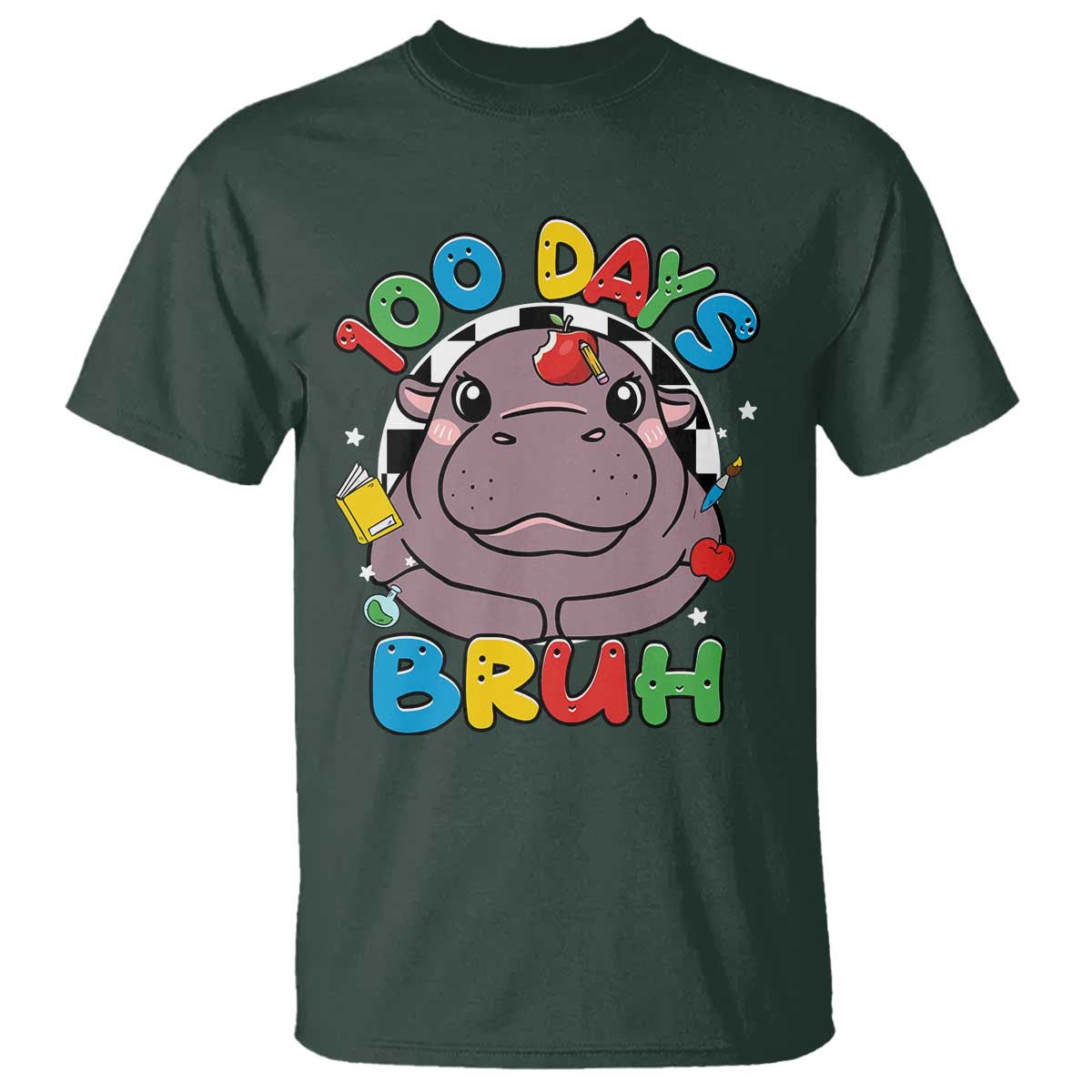 funny-moo-deng-100-days-bruh-t-shirt-happy-100-days-of-school