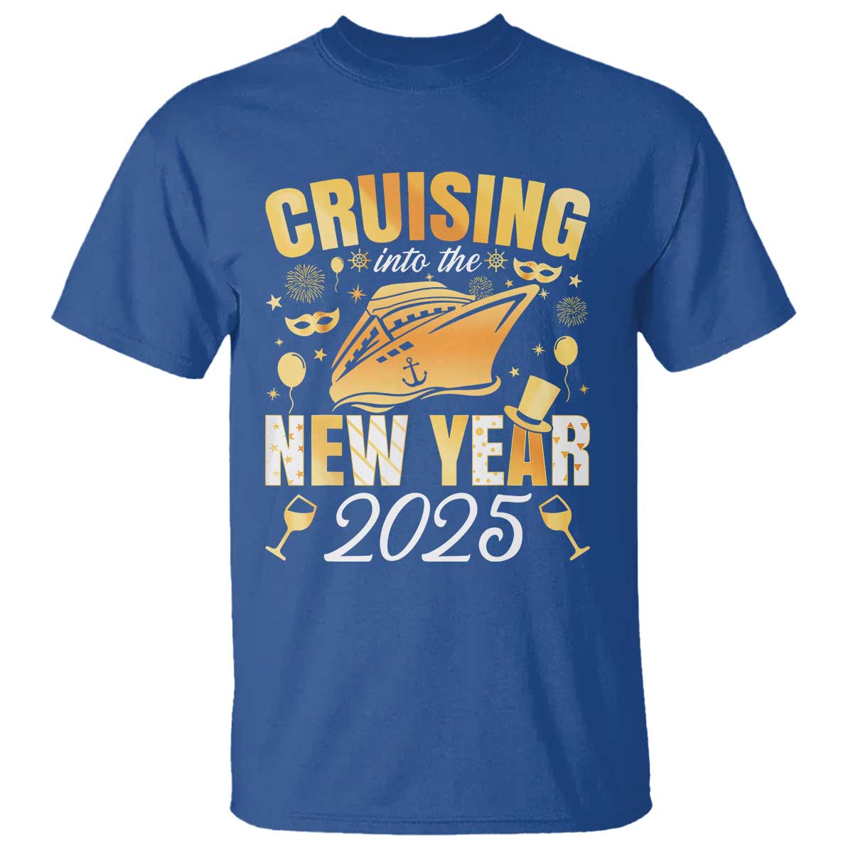 family-new-years-trip-2025-t-shirt-cruising-into-the-new-year-2025