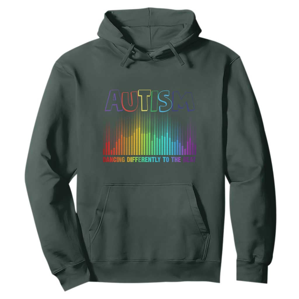 Autism Support Hoodie Autism Dancing Differently To The Beat