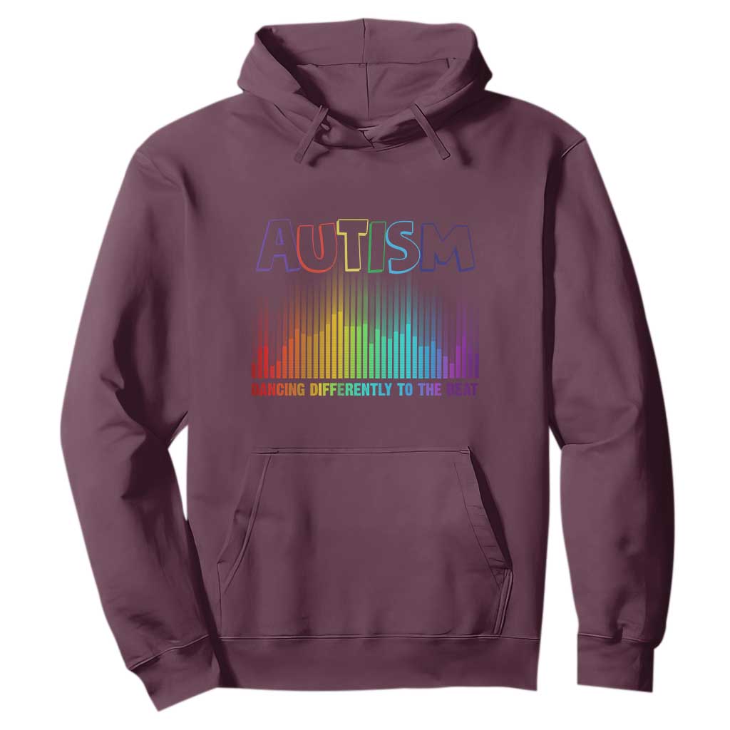 Autism Support Hoodie Autism Dancing Differently To The Beat