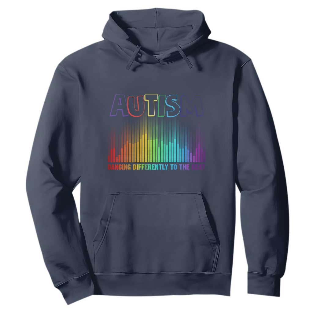 Autism Support Hoodie Autism Dancing Differently To The Beat