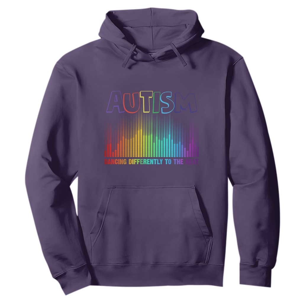 Autism Support Hoodie Autism Dancing Differently To The Beat