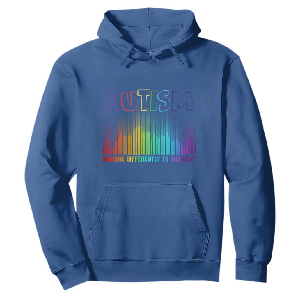 Autism Support Hoodie Autism Dancing Differently To The Beat