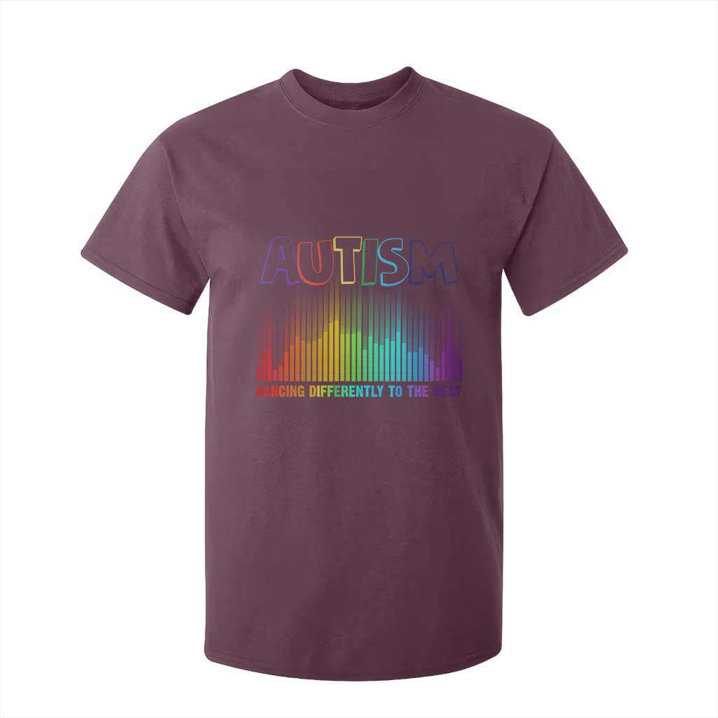 Autism Support T Shirt For Kid Autism Dancing Differently To The Beat