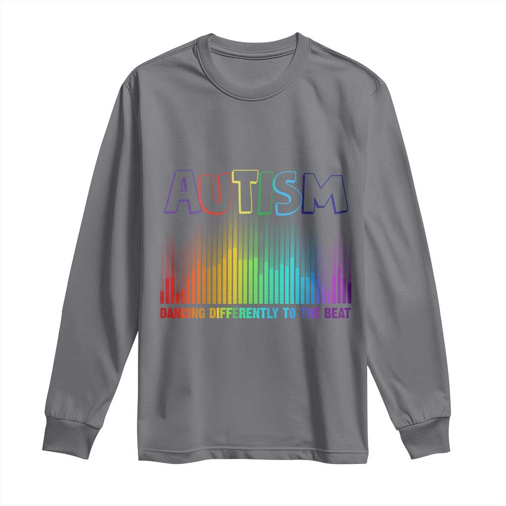 Autism Support Long Sleeve Shirt Autism Dancing Differently To The Beat