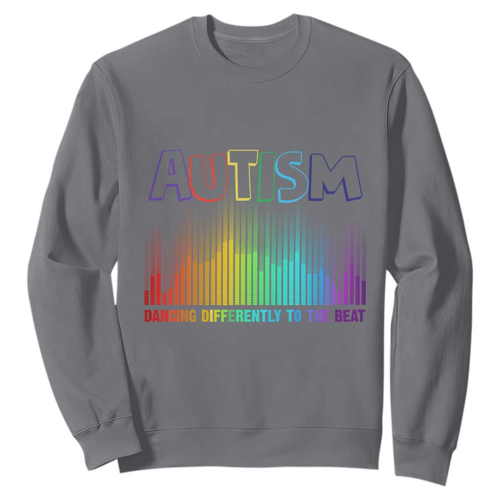 Autism Support Sweatshirt Autism Dancing Differently To The Beat