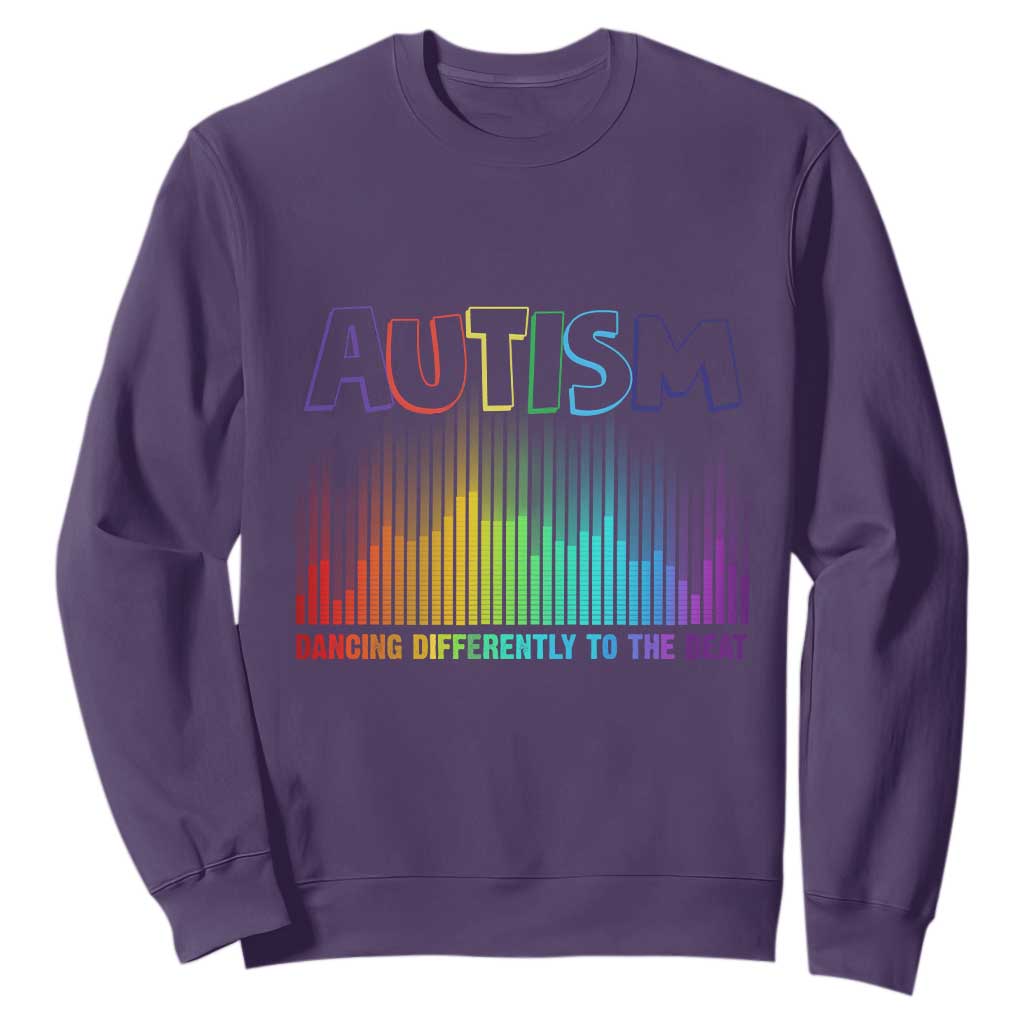 Autism Support Sweatshirt Autism Dancing Differently To The Beat