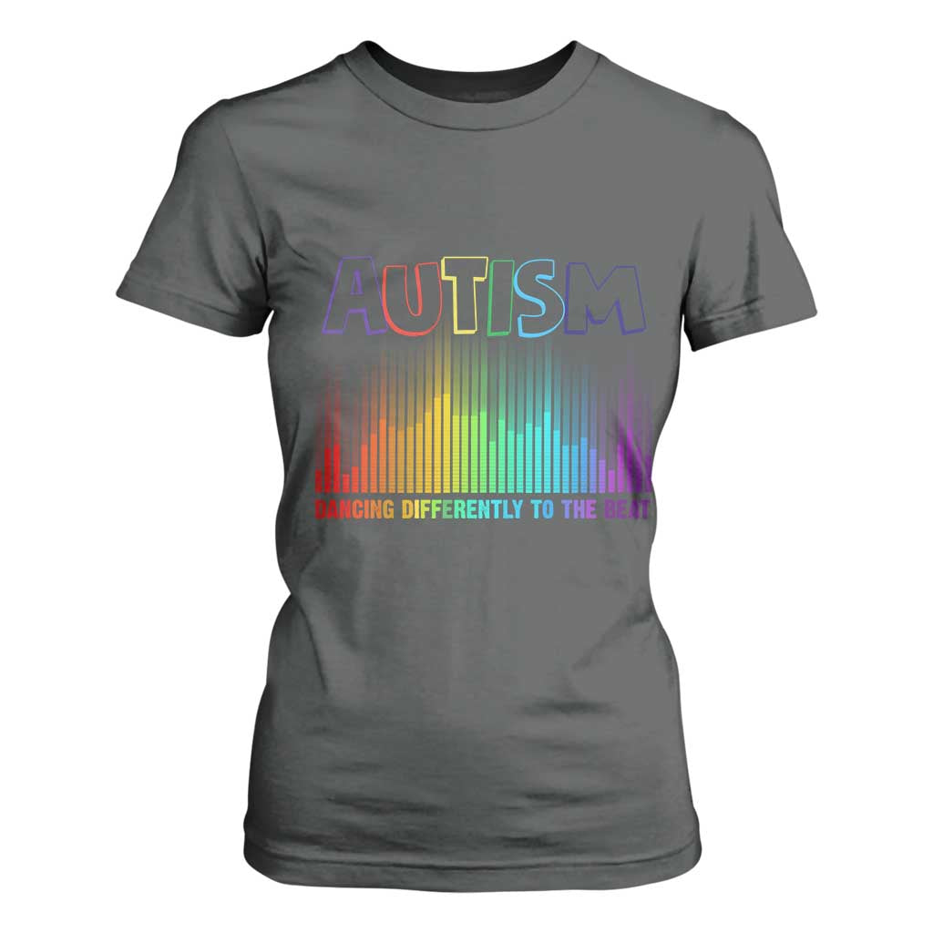 Autism Support T Shirt For Women Autism Dancing Differently To The Beat