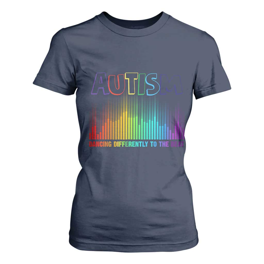 Autism Support T Shirt For Women Autism Dancing Differently To The Beat