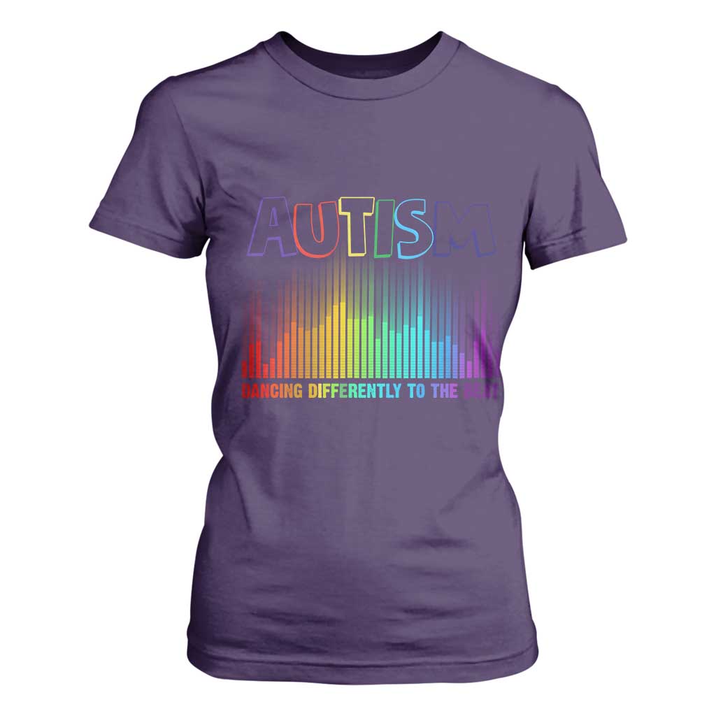 Autism Support T Shirt For Women Autism Dancing Differently To The Beat