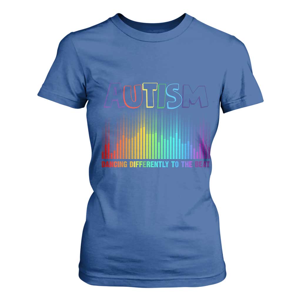 Autism Support T Shirt For Women Autism Dancing Differently To The Beat