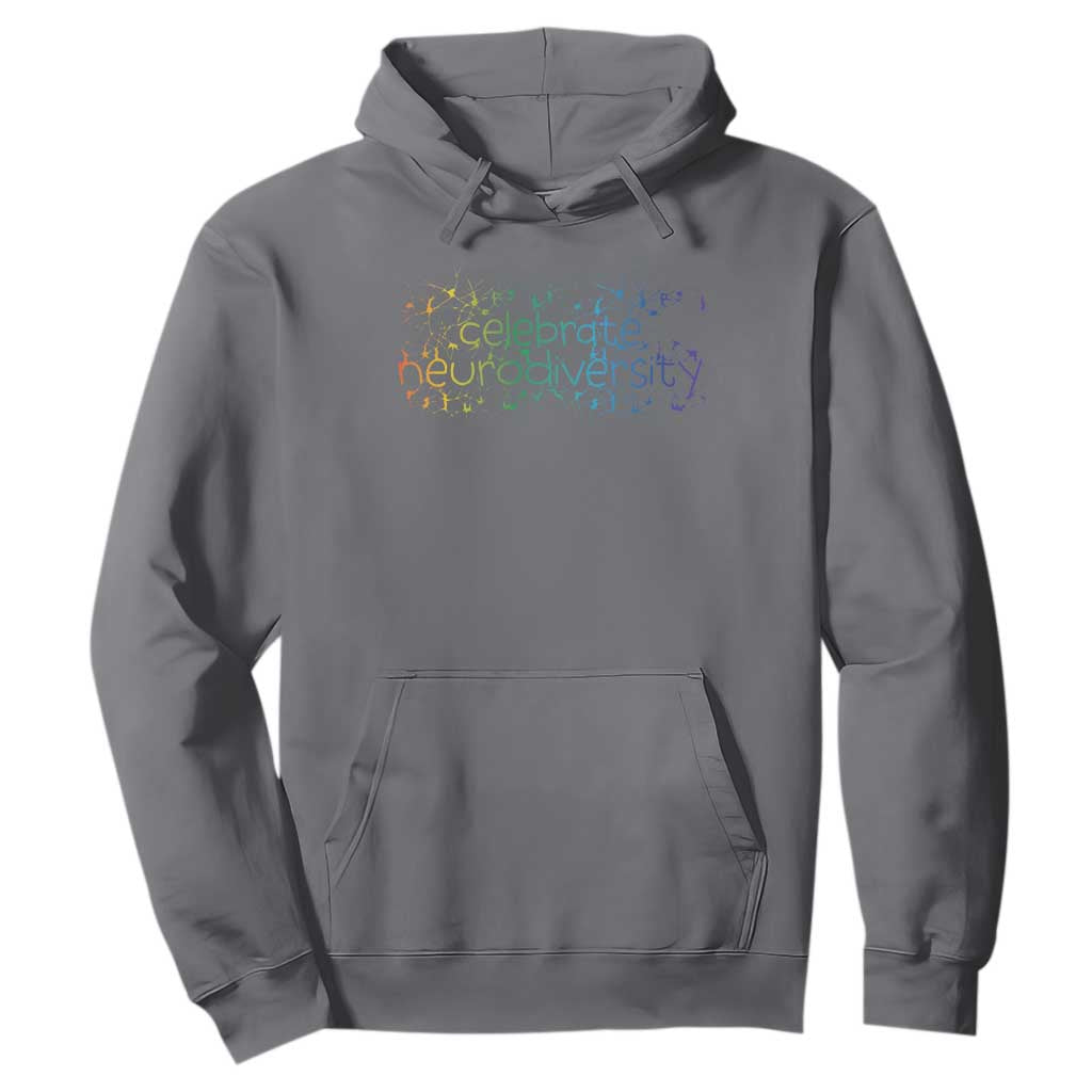 Celebrate Neurodiversity Hoodie Autism Support ASD ADHD Mental Health