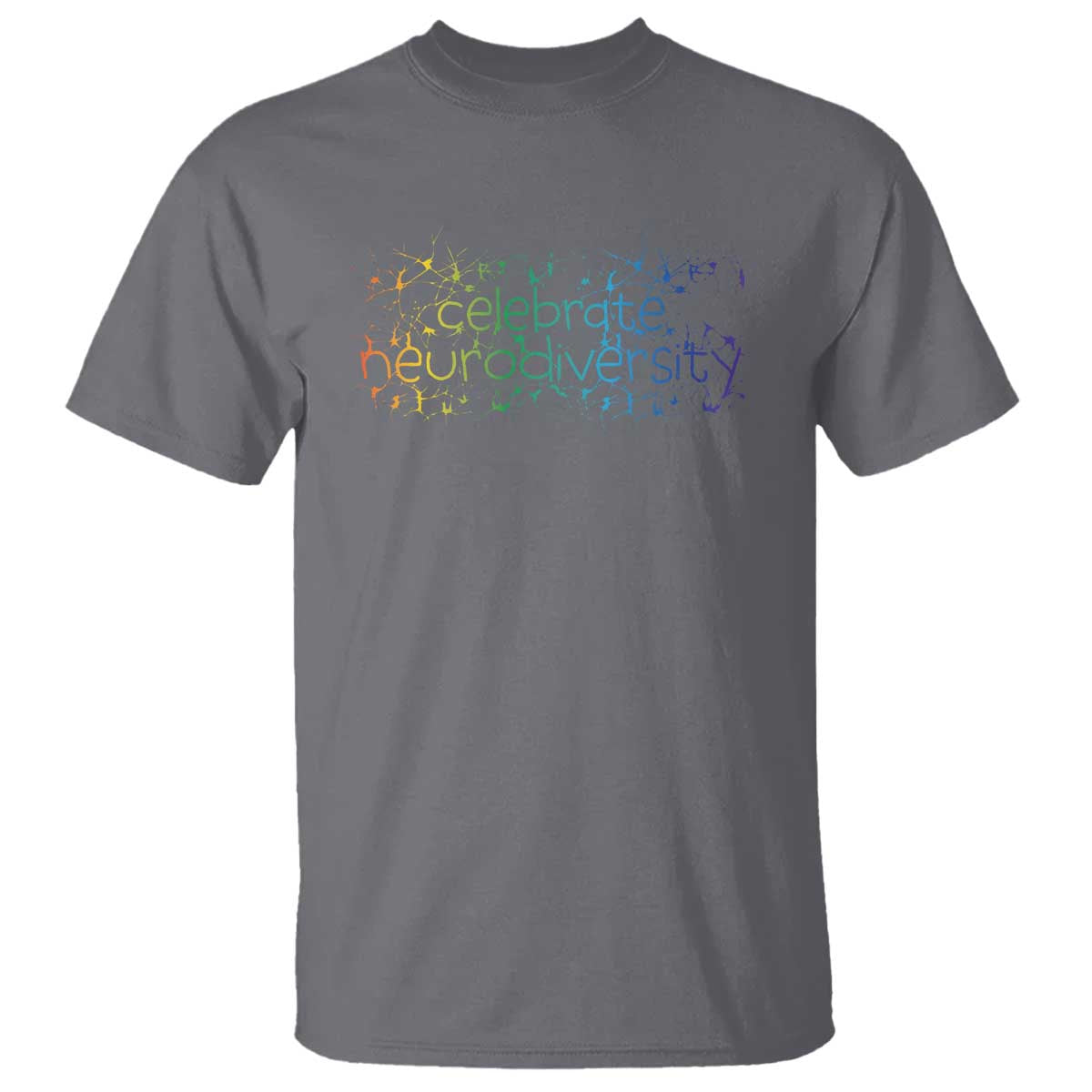 Celebrate Neurodiversity T Shirt Autism Support ASD ADHD Mental Health