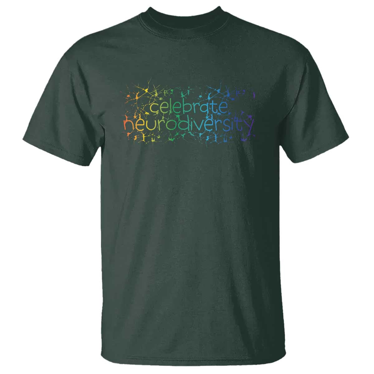 Celebrate Neurodiversity T Shirt Autism Support ASD ADHD Mental Health