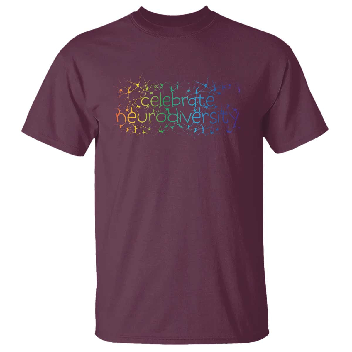 Celebrate Neurodiversity T Shirt Autism Support ASD ADHD Mental Health