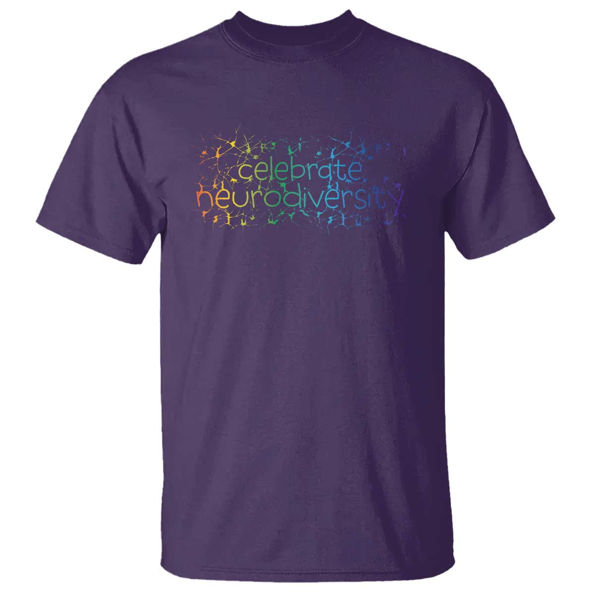 Celebrate Neurodiversity T Shirt Autism Support ASD ADHD Mental Health
