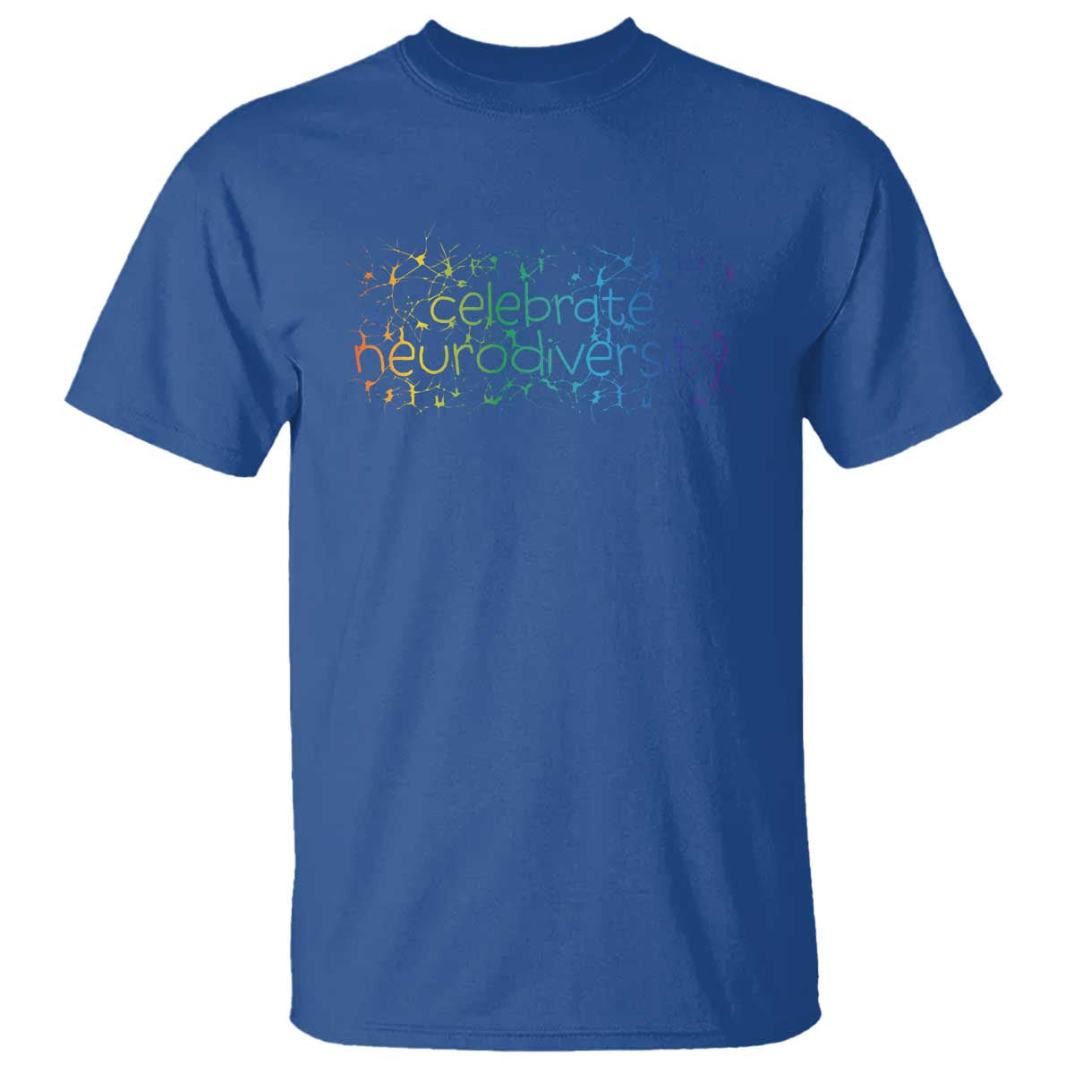 Celebrate Neurodiversity T Shirt Autism Support ASD ADHD Mental Health