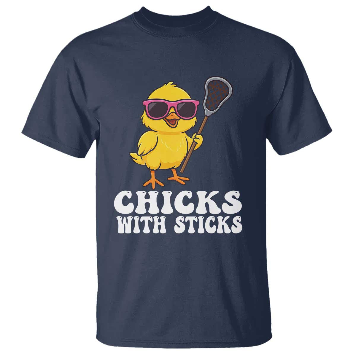 funny-lax-girl-t-shirt-chicks-with-sticks-lacrosse-shooter