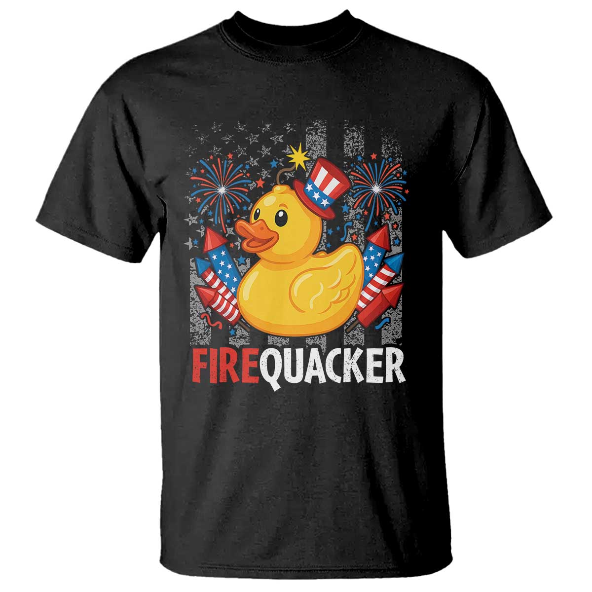 funny-4th-of-july-duck-firequacker-t-shirt-patriotic-vintage-american-flag