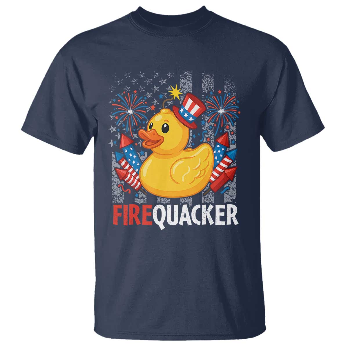 funny-4th-of-july-duck-firequacker-t-shirt-patriotic-vintage-american-flag