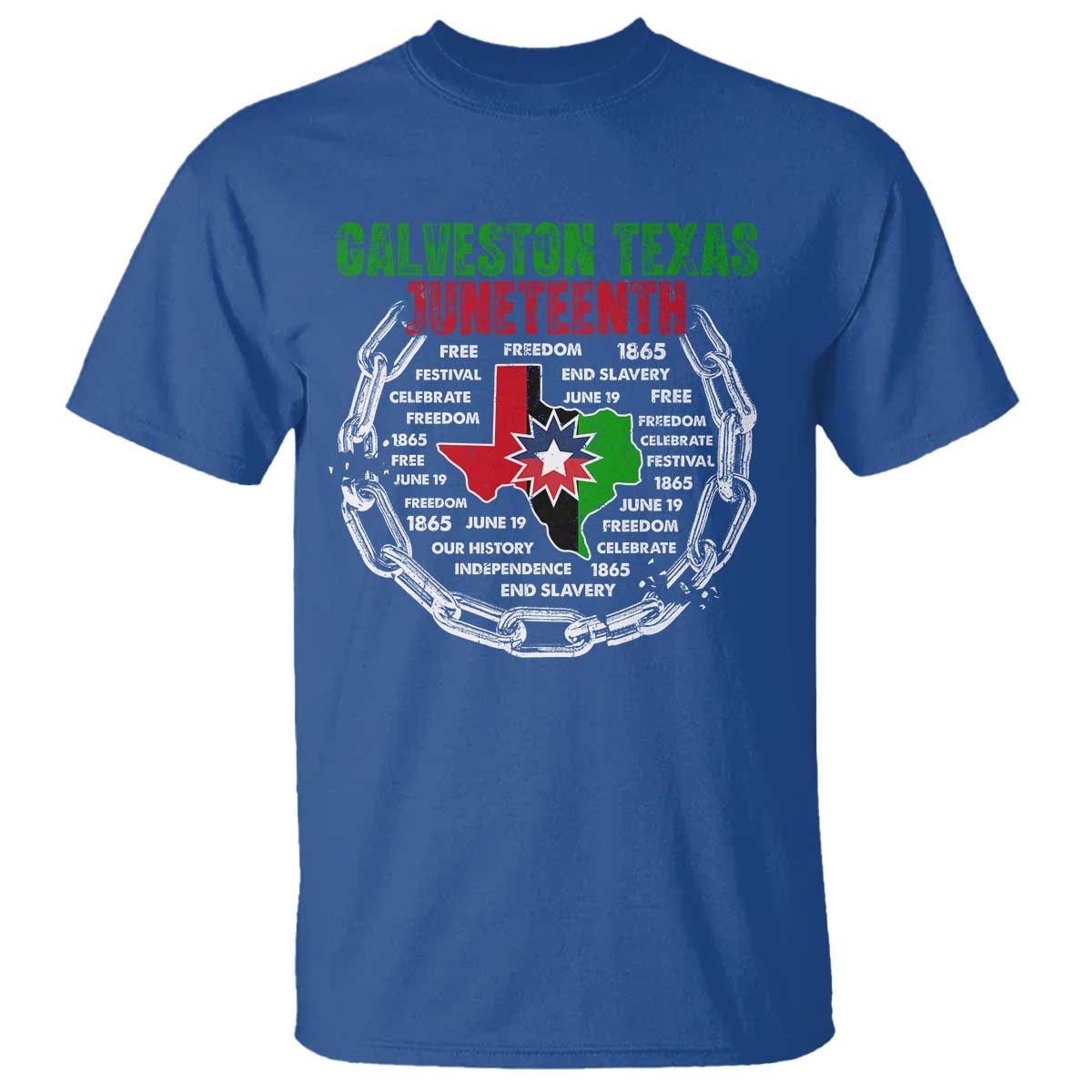 juneteenth-galveston-texas-t-shirt-break-the-chain-freedom-since-1865