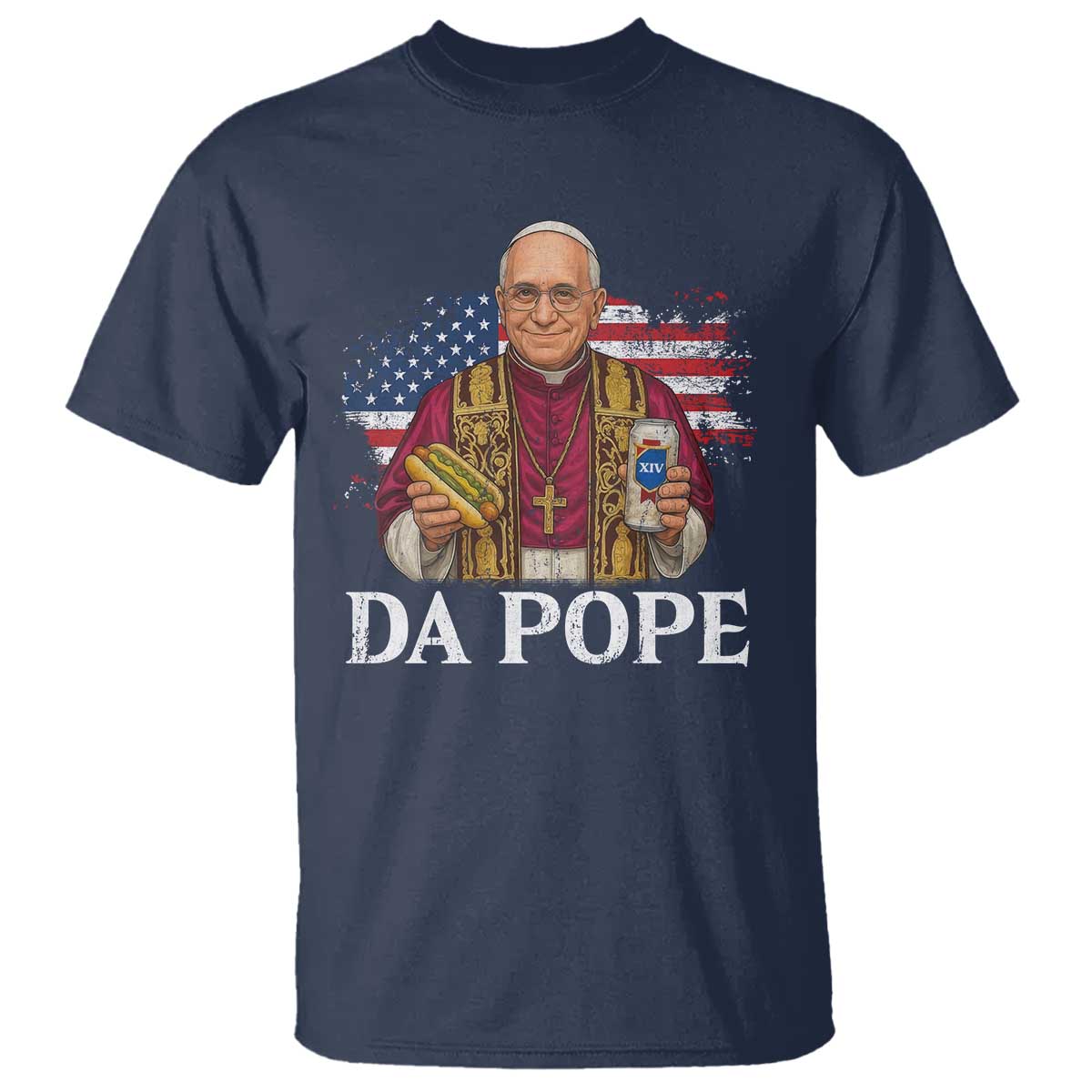 funny-da-pope-america-chicago-leo-xiv-t-shirt-hotdog-and-beer