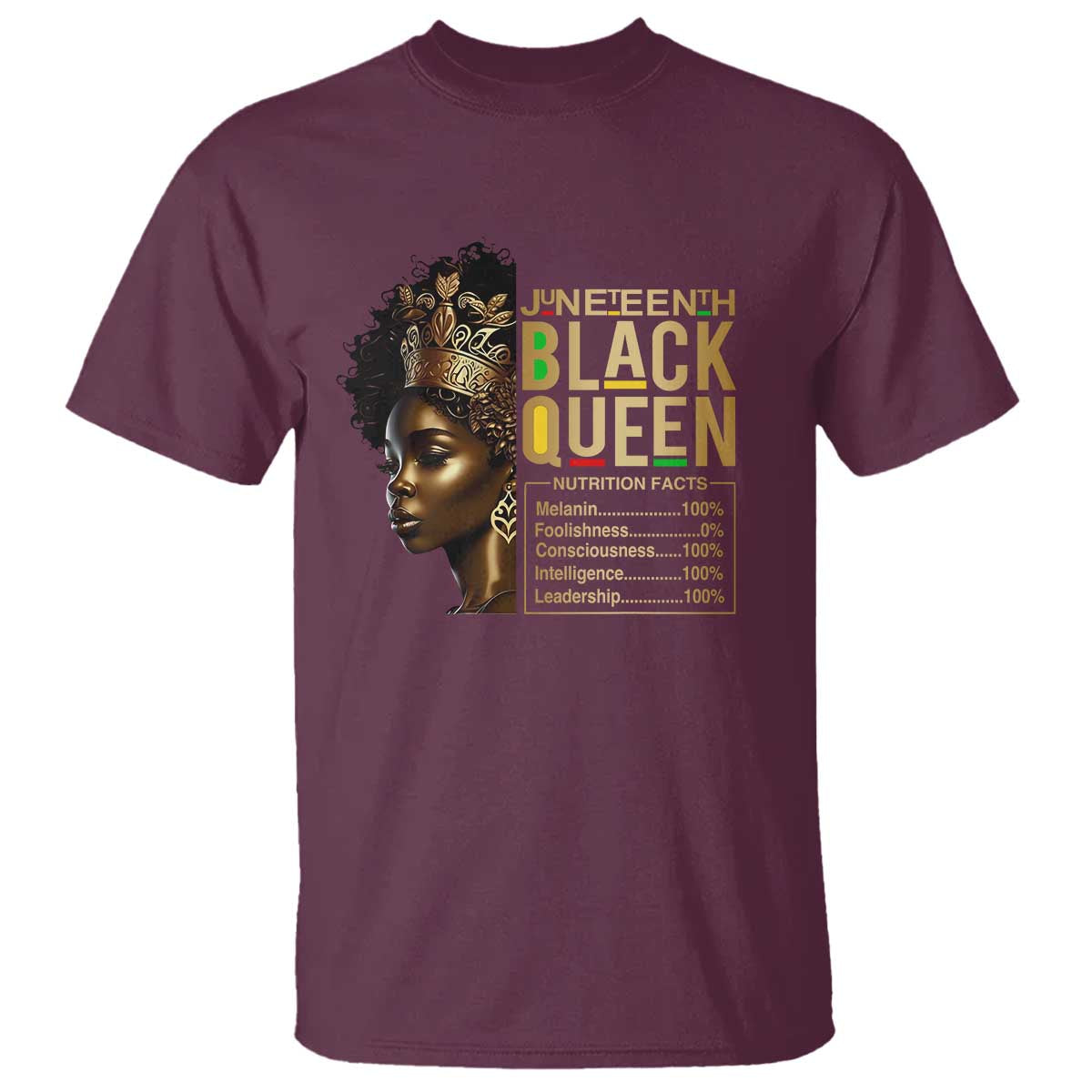 juneteenth-black-queen-nutritional-facts-t-shirt-afro-melanin-queen