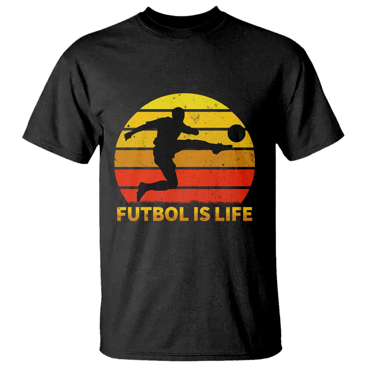 funny-football-t-shirt-futbol-is-life-vintage-soccer-lover