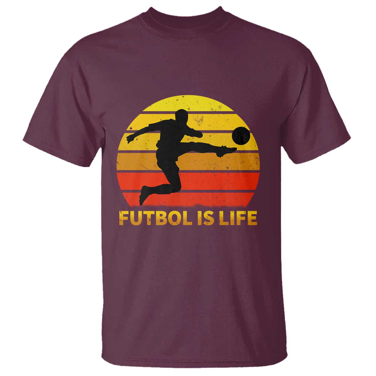 funny-football-t-shirt-futbol-is-life-vintage-soccer-lover