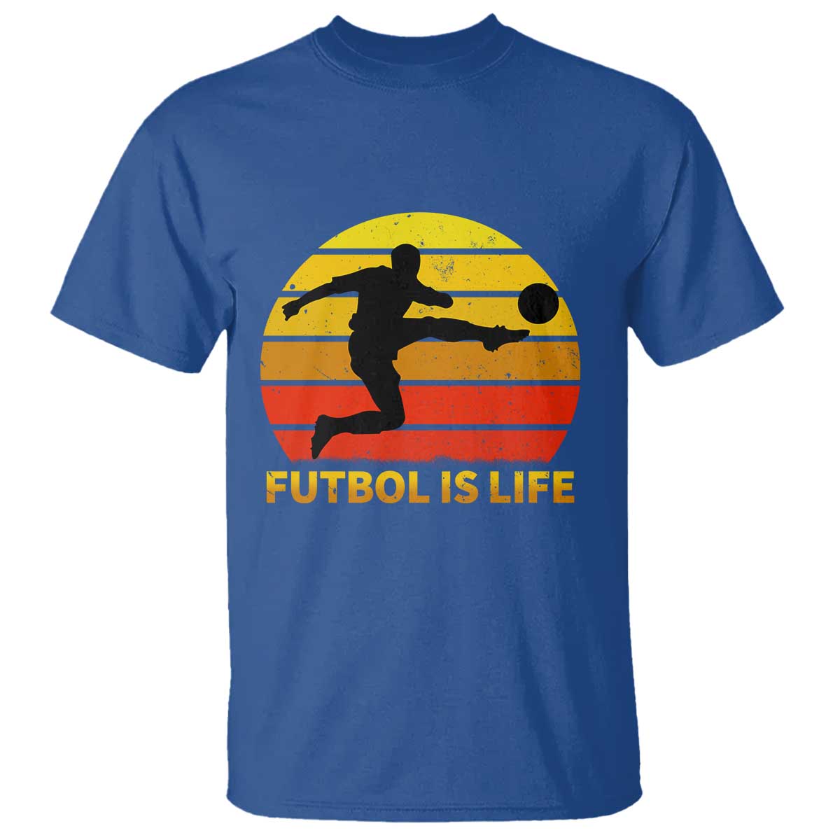 funny-football-t-shirt-futbol-is-life-vintage-soccer-lover