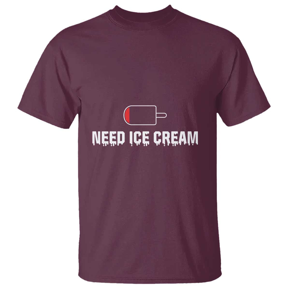 funny-need-ice-cream-t-shirt-cool-summer-vacation-low-battery