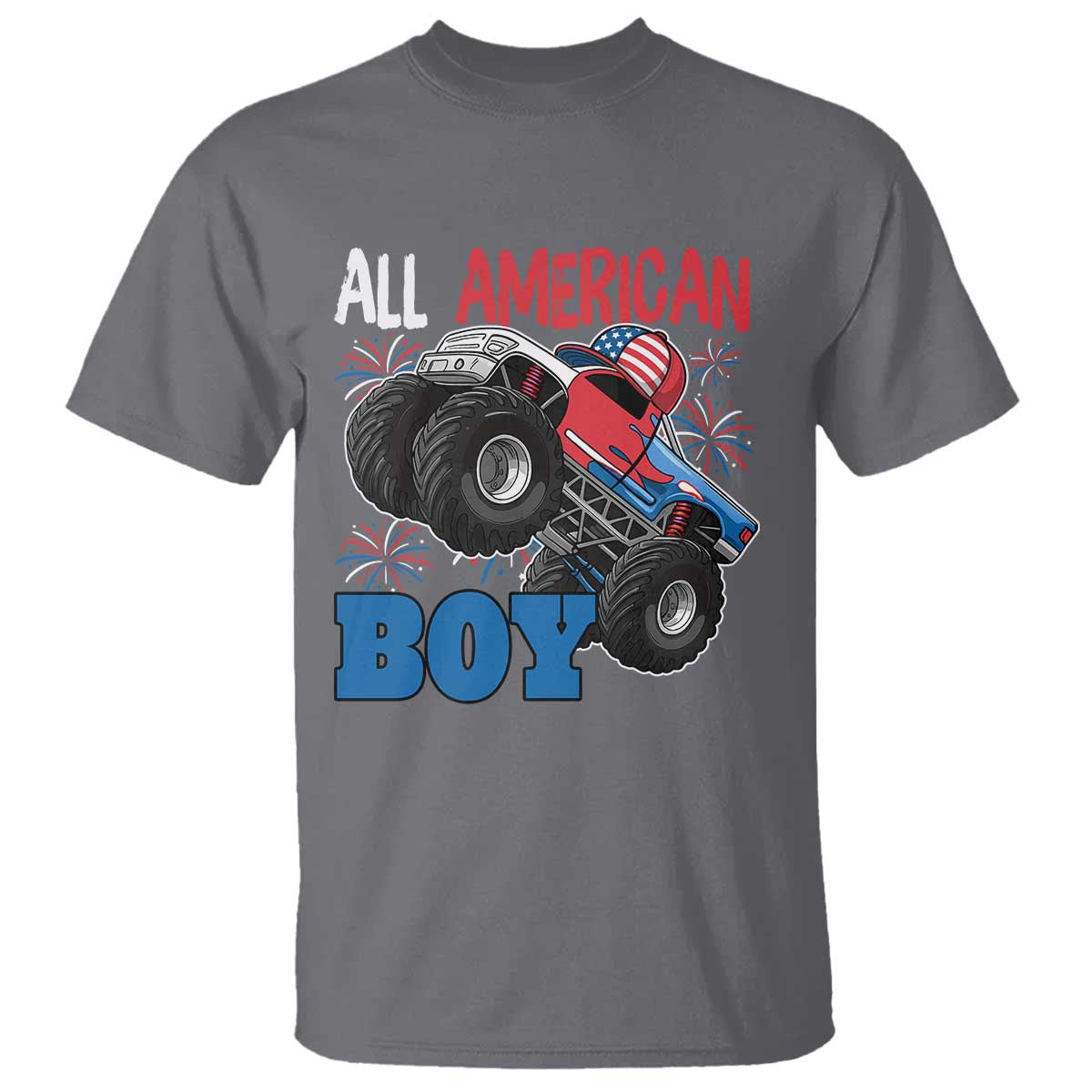 funny-all-american-boy-4th-of-july-t-shirt-monster-trucks-american-flag-fireworks