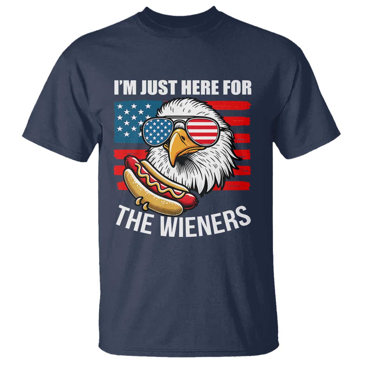 funny-im-just-here-for-the-wieners-t-shirt-4th-of-july-bald-eagle-hot-dog-lover