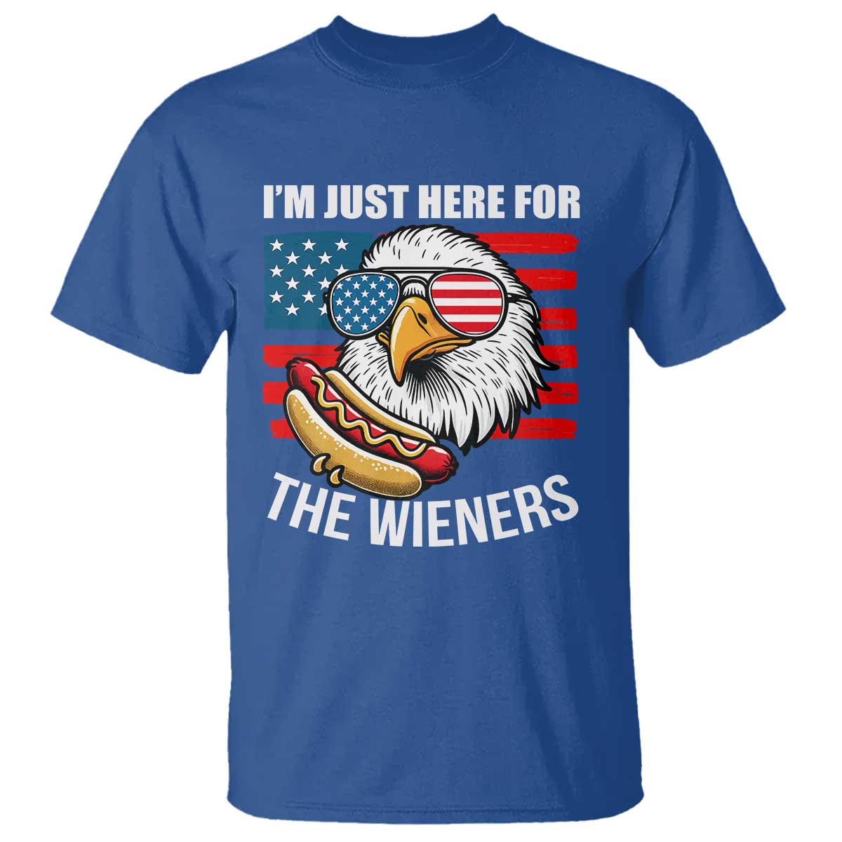 funny-im-just-here-for-the-wieners-t-shirt-4th-of-july-bald-eagle-hot-dog-lover