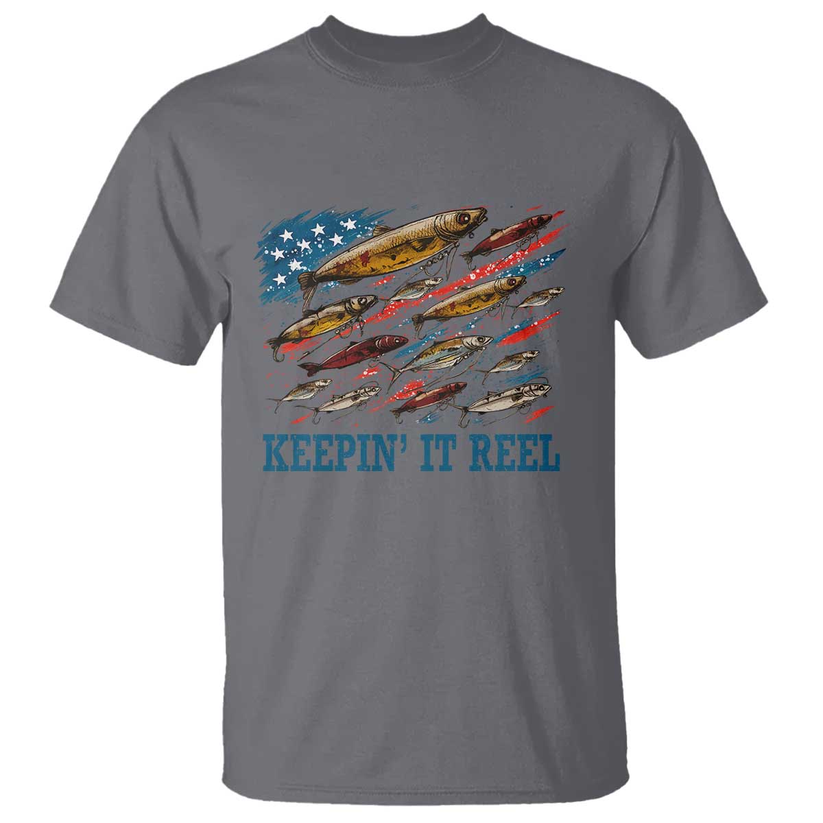 funny-fisherman-keepin-it-reel-t-shirt-fishing-lure-american-flag-bass-fishing