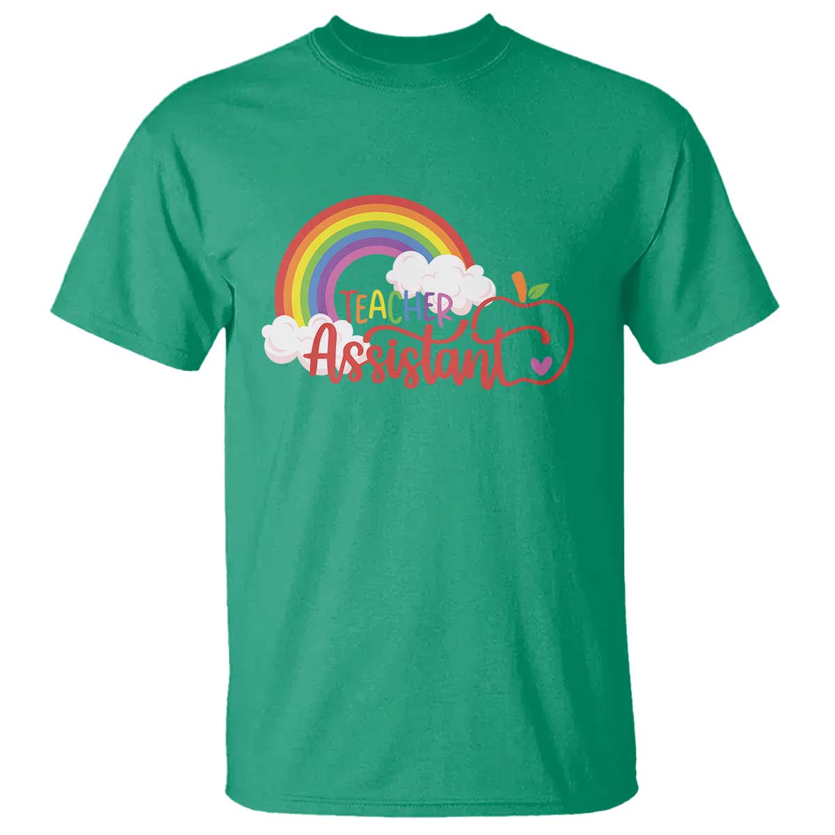 teacher-assistant-t-shirt-back-to-school-rainbow-apple-cloud