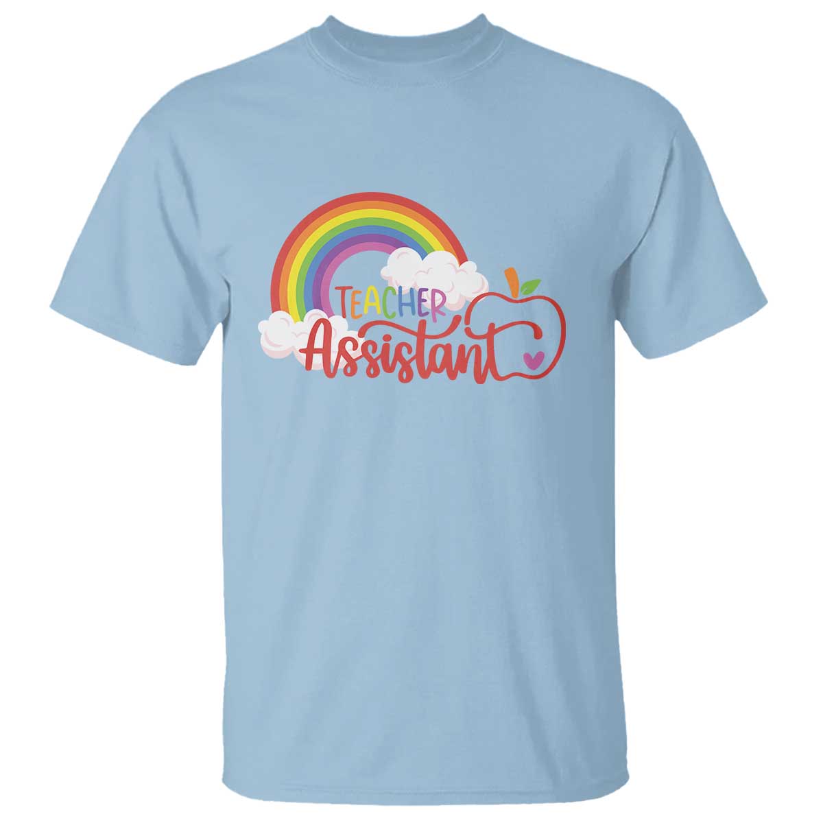 teacher-assistant-t-shirt-back-to-school-rainbow-apple-cloud