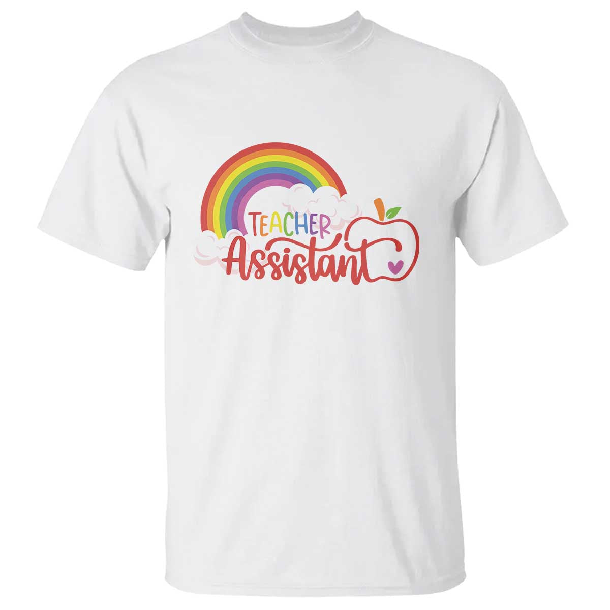 teacher-assistant-t-shirt-back-to-school-rainbow-apple-cloud