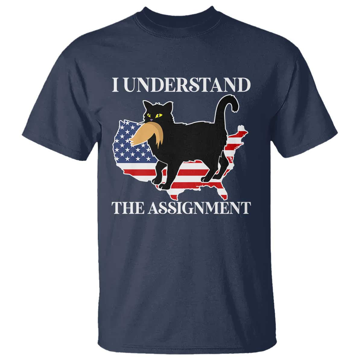funny-harris-supporter-t-shirt-i-understand-the-assignment-black-cat-american-flag