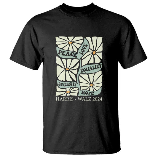 harris-walz-2024-t-shirt-peace-love-equality-diversity-hope-hand-drawn-flower