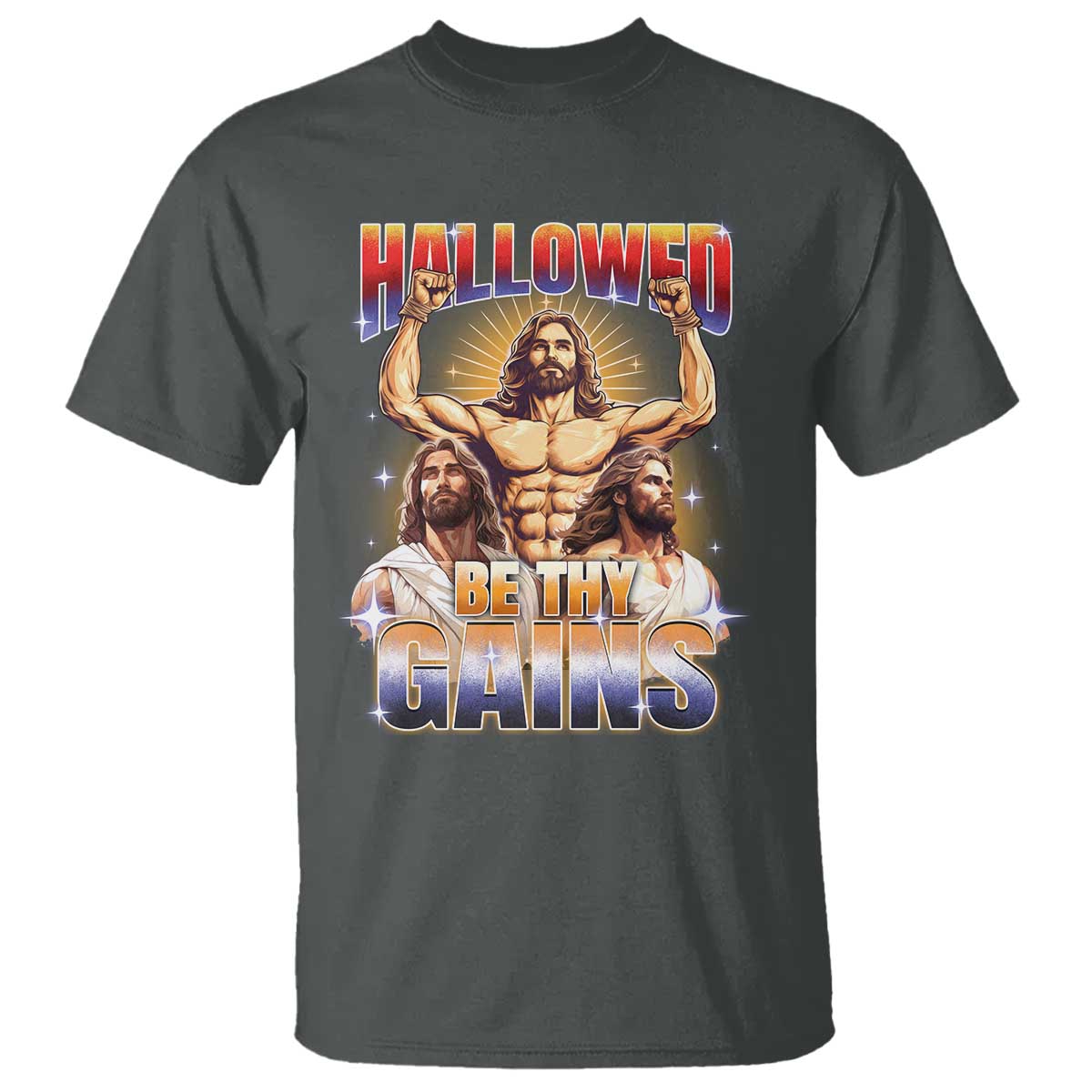 funny-muscle-jesus-weightlifting-t-shirt-hallowed-be-thy-gains-workout-humor
