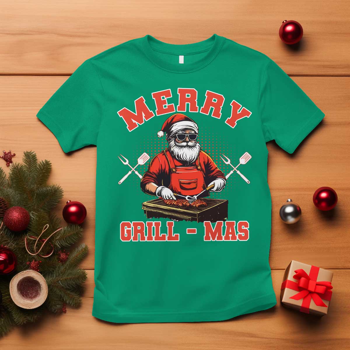 funny-christmas-grilling-santa-t-shirt-merry-grill-mas-bbq