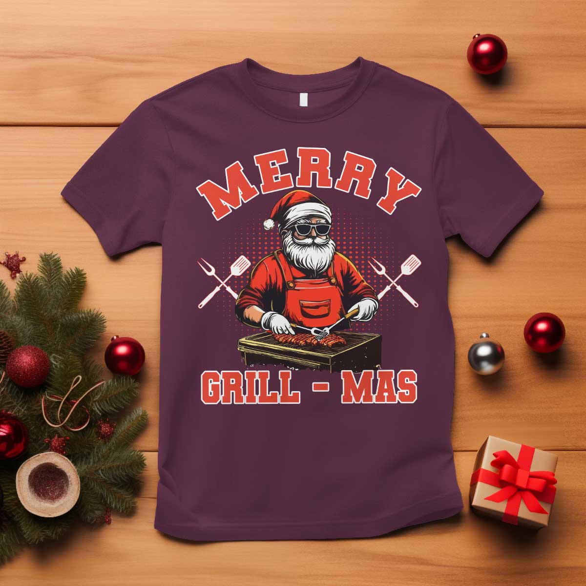 funny-christmas-grilling-santa-t-shirt-merry-grill-mas-bbq
