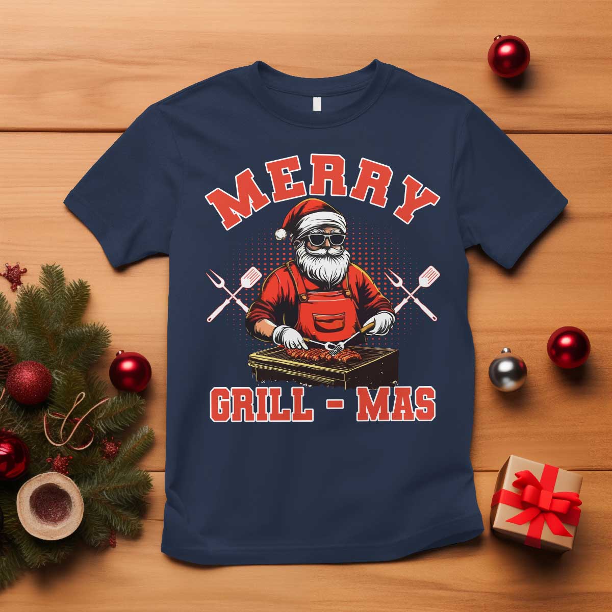 funny-christmas-grilling-santa-t-shirt-merry-grill-mas-bbq