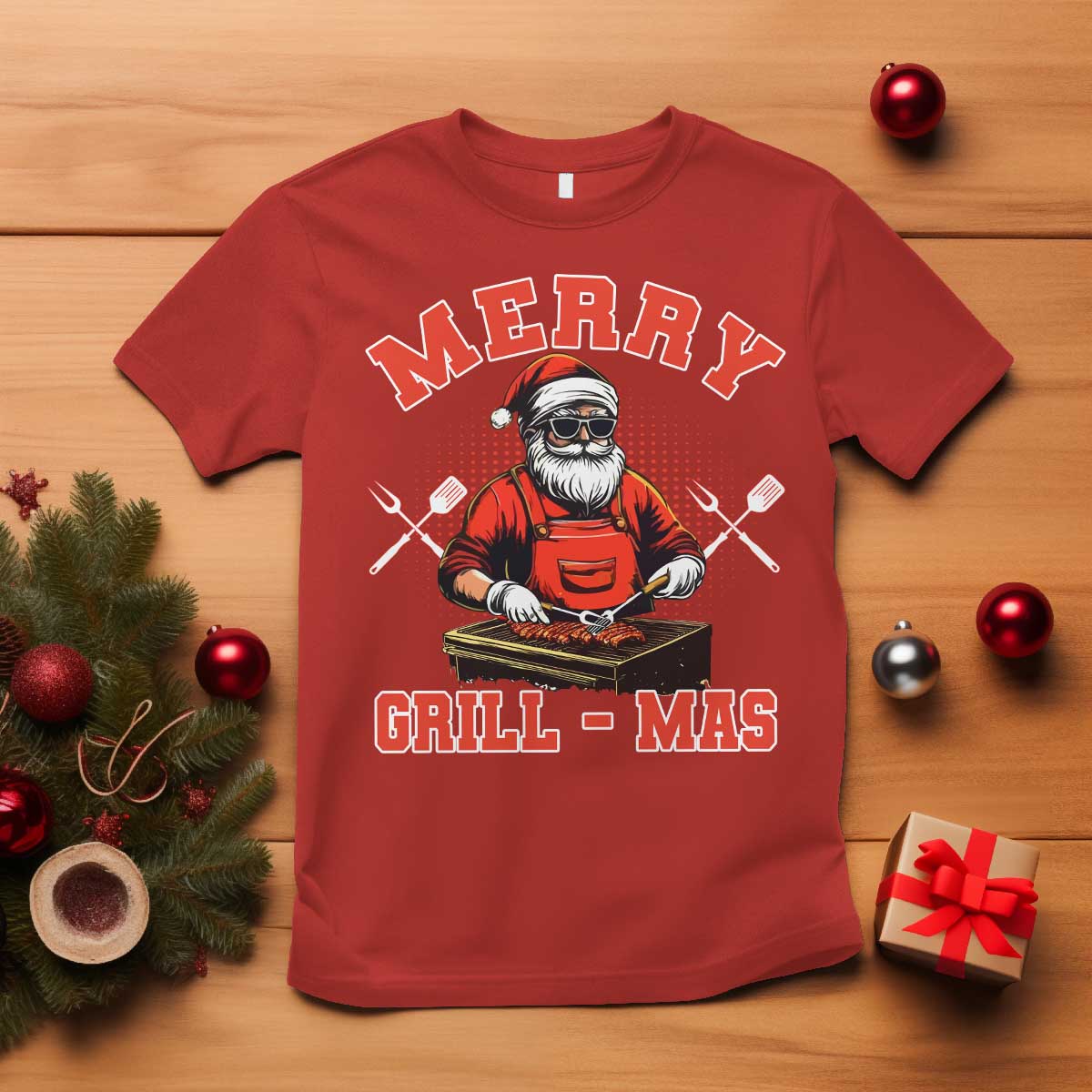 funny-christmas-grilling-santa-t-shirt-merry-grill-mas-bbq